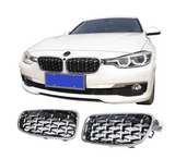 Parrilla Bmw Serie 3 F30 F31 2012-2018 Estilo Diamante