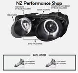 1998-2001 Acura Integra LED Halo Proyector Faros par