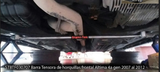 Barra tensora de Horquillas Frontal (Stress Bar) Altima / Maxima Mk4, Mk5 2007-2017