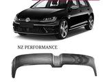 Spoiler de medallon Golf 15-21 Fibra de carbonono