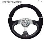 Volante Deportivo Negro Con Hidro Fibra De Carbono