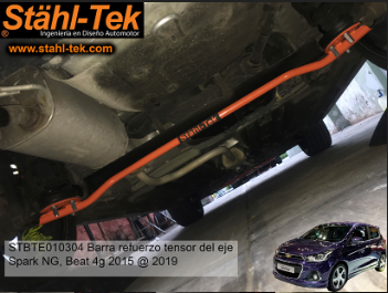 Barra Refuerzo tensor del eje trasero (Rear Stress bar) Spark NG Beat Mk4 2016 al 2020