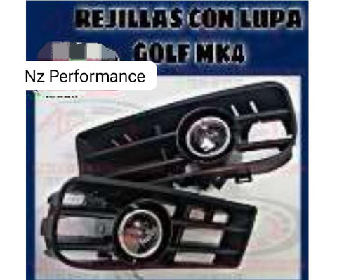 REJILLAS GOLF MK4 CON  FARO DE LUPA