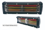 Barra rectangular multicolor LED con multifuncional 9 1/2" x 3 x 2 1/2