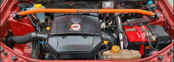 Barra Puntal frontal (Strut Bar) Strada Mk4 2013 al 2020 ( Mexico Dodge Ram 700)