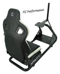 Simulador Profesional automotriz con soporte de volante ,pedales y monitor para XBOX / PS5 / PC (NZ Gaming)