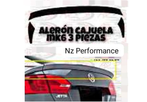 ALERON DE CAJUELA  JETTA MK6 3 PIEZAS