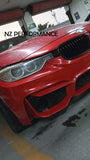 Fascia delantera estilo M3 para BMW Serie 3 F30 negro mate 2012 2013 214 2015 2016 2017 2018