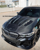Cofre deportivo BMW Serie 3 G20 fibra de carbono