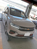 Splitter 3 Piezas Chevrolet Aveo negro piano 2023 2024 2025 2026