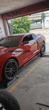 Sides Skirts Chevrolet Camaro RS negro piano 2010 2011 2012 2013