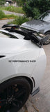 Balances laterales Chevrolet Corvette C7 Stingray negro piano