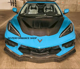 Cofre deportivo Chevrolet Corvette C8 fibra de carbono