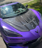 Cofre deportivo Chevrolet Corvette C8 fibra de carbono
