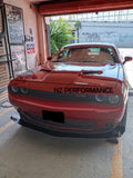 Front splitter a medida NZ Dodge Challenger negro piano 2015 - +