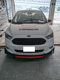 Front lip Vortex NZ Ford Figo negro piano