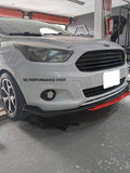 Front lip Vortex NZ Ford Figo negro piano