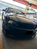 Front lip Vortex NZ Ford Mustang negro piano 2010 2011 2012 2013 2014