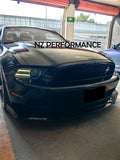 Front lip Vortex NZ Ford Mustang negro piano 2010 2011 2012 2013 2014
