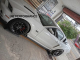 Sides skirts a medida Ford Mustang negro piano 2010 2011 2012 2013 2014
