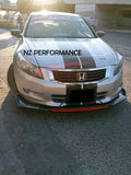 Front lip Vortex NZ Honda Accord hidrografia carbono 2008 2009 2010 2011 2012 2013 2014