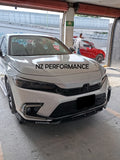Front lip prototipo NZ Honda Civic Sedan negro piano 2022 2023 2024 2025 2026