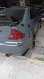 Balances laterales XL Hnda Civic Coupe 7G negro piano 2001 - 2005