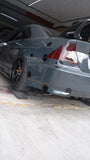 Balances laterales XL Hnda Civic Coupe 7G negro piano 2001 - 2005