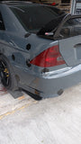 Balances laterales XL Hnda Civic Coupe 7G negro piano 2001 - 2005