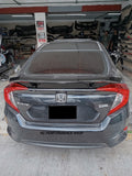 Aleron Big Spoiler Honda Civic Sedan negro piano 2016 - 2021
