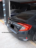 Aleron Big Spoiler Honda Civic Sedan negro piano 2016 - 2021