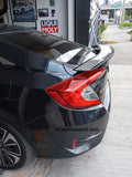 Aleron Big Spoiler Honda Civic Sedan negro piano 2016 - 2021