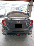 Aleron Big Spoiler Honda Civic Sedan negro piano 2016 - 2021