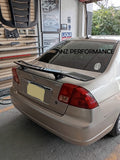 Alerón big spoiler Honda Civic Sedan negro piano 2001 2002 2003 2004