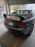 Alerón MUGEN Honda Civic negro mate 2006 2007 2008 2009 2010 2011 2012