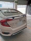 Alerón big spoiler Honda Civic hidrografía carbono 2015 2016 2017 2018 2019 2020 2021