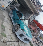 Estribos estilo Rápido y Furioso Honda Civic negro mate 1992 - 1995
