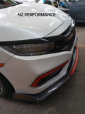 Front lip Vortex NZ Honda Civic hidrografia carbono 2015 2016 2017 2018 2019 2020 2021