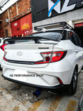 Aleron big spoiler NZ Hyundai Grand i10 hidrografía carbono 2023 - 2026