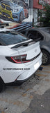 Aleron big spoiler NZ Hyundai Grand i10 hidrografía carbono 2023 - 2026