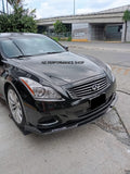 Front lip Vortex NZ Infiniti Q60 S Coupe negro piano 2014 2015