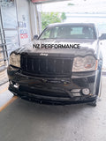 Front lip prototipo NZ Jeep Grand Cherokee SRT8 negro piano 2005 2006 2007 2008 2009