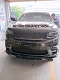 Front lip prototipo NZ Jeep Grand Cherokee SRT hidrografía carbono 2014 2015 2016 2017 2018