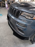 Splitter 3 piezas Jeep Grand Cherokee negro piano 2014 2015 2016 2017 2018