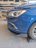 Front lip Vortex NZ MG MG5 Sedan hidrografia carbono 2020 2021 2022 2023 2024