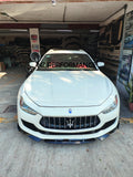 Front lip prototipo NZ Maserati Ghibli negro piano 2013 2014 2015 2016 2017 2018 2019