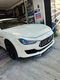 Front lip prototipo NZ Maserati Ghibli negro piano 2013 2014 2015 2016 2017 2018 2019