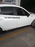 Estribos Mazda 3 Sedan negro mate 2014 2015 2016 2017 2018
