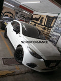 Estribos Mazda 3 Sedan negro mate 2014 2015 2016 2017 2018
