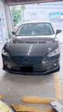 Front lip Vortex NZ Mazda 6 (Atenza) Sedan negro piano 2013 - 2018